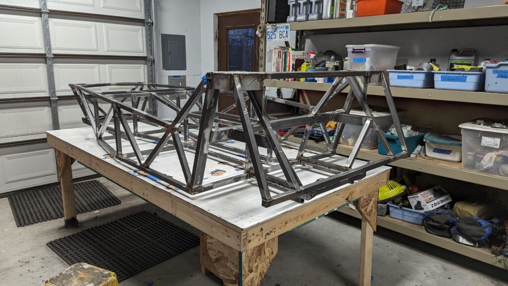 Frame mostly done 2024-02-09