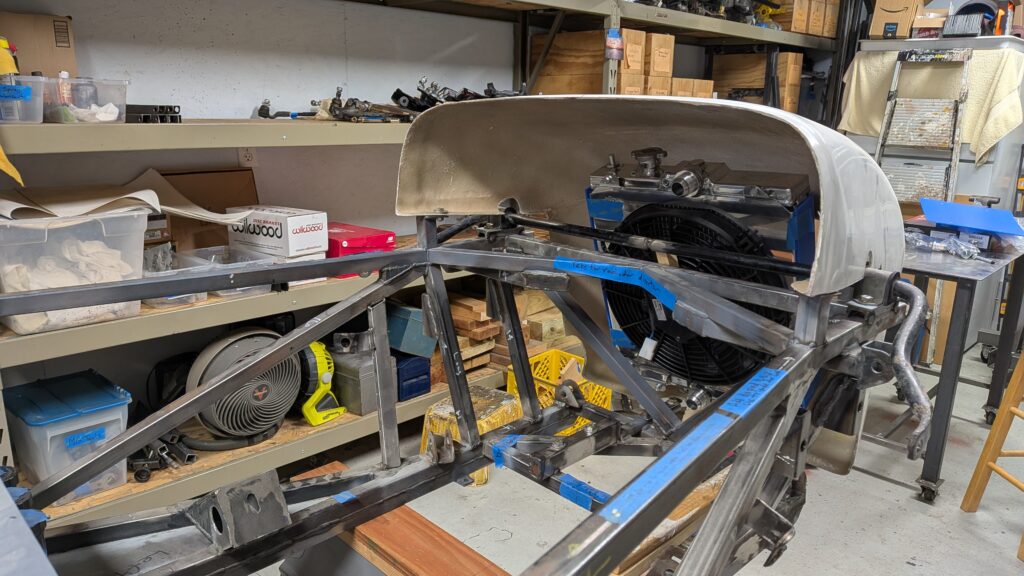 Fitting the radiator 1
